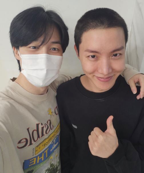 J-Hope of BTS shows off his new haircut ahead of military enlistment