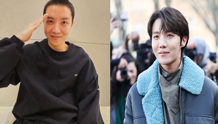 J-Hope of BTS shows off his new haircut ahead of military enlistment
