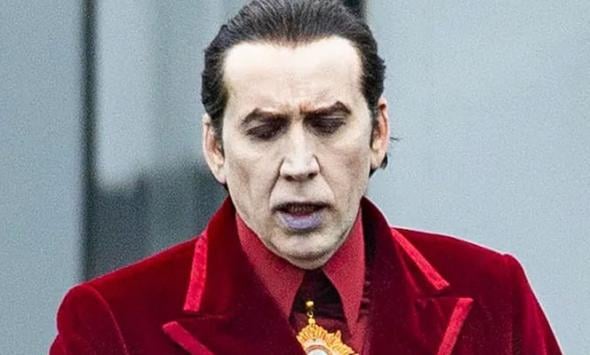 David Bowie inspired Dracula look in 'Renfield'