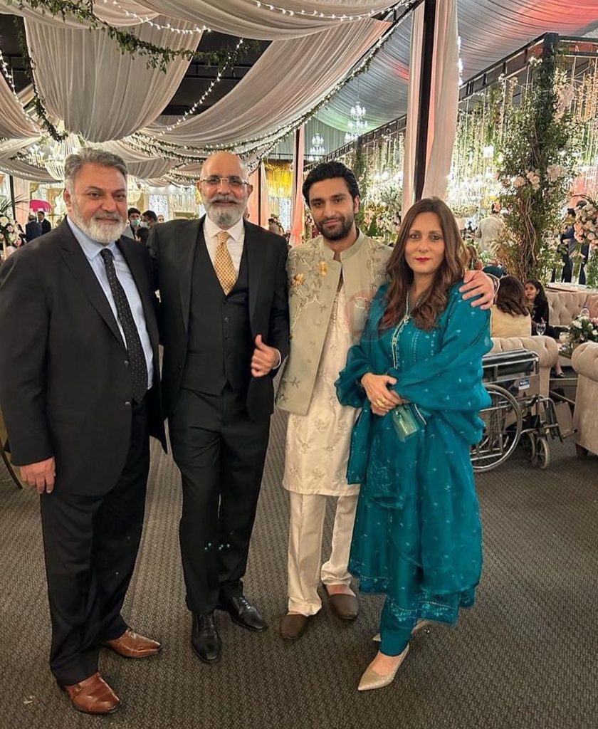 Exes Sajal Aly, Ahad Raza Mir attend a wedding