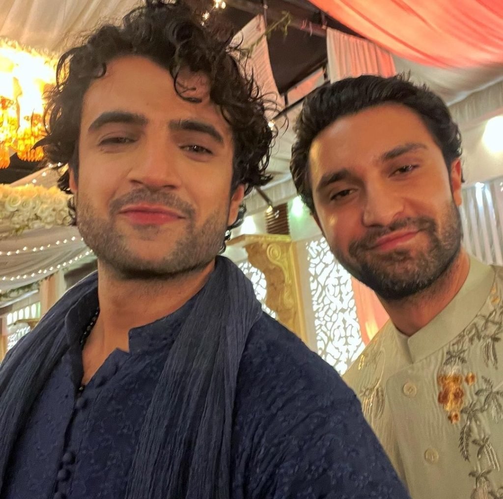 Exes Sajal Aly, Ahad Raza Mir attend a wedding