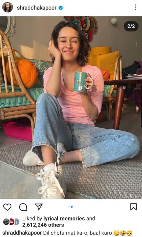 Shraddha Kapoor oozes charm in new short hair