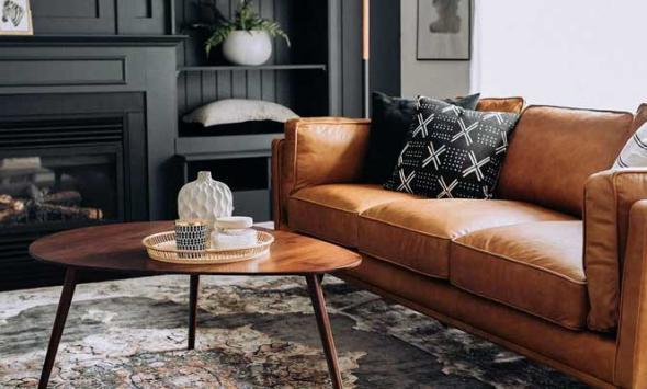 Upgrade your living room décor with muted tones