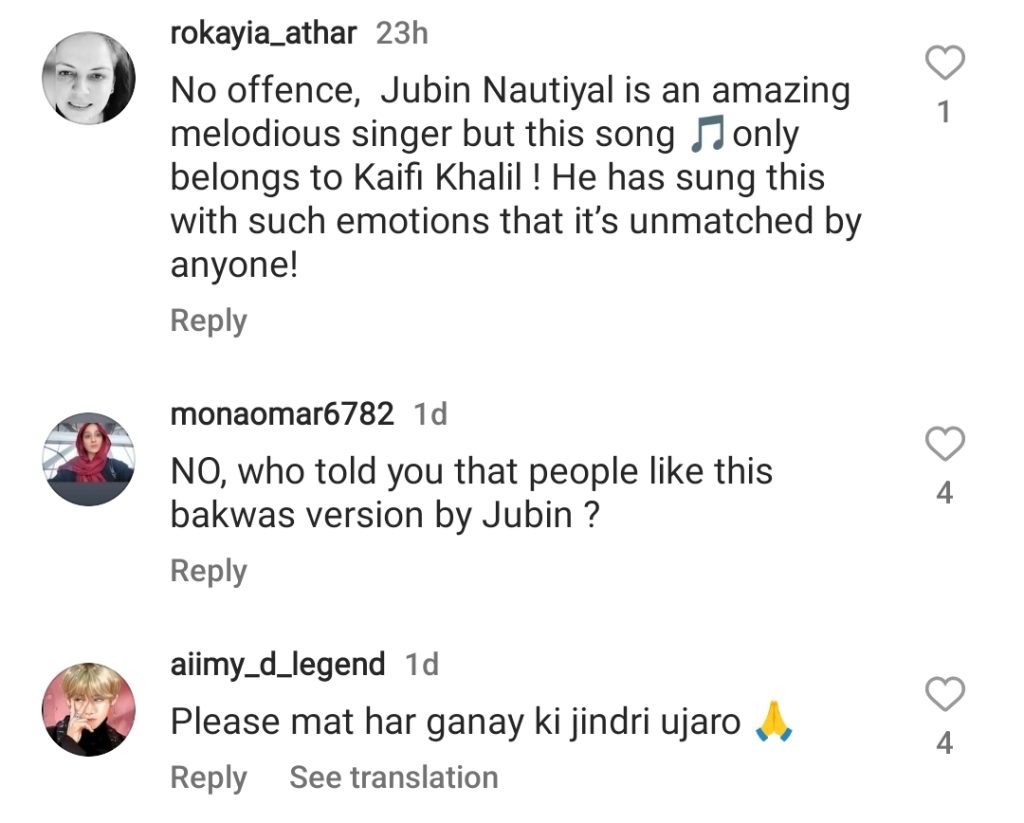 Jubin Nautiyal under fire for singing Kahani Suno