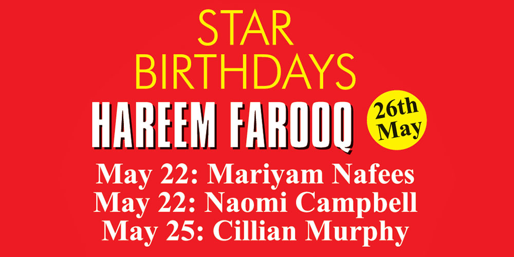 Celebrity Birthday Today: Cillian Murphy, Hareem Farooq and more