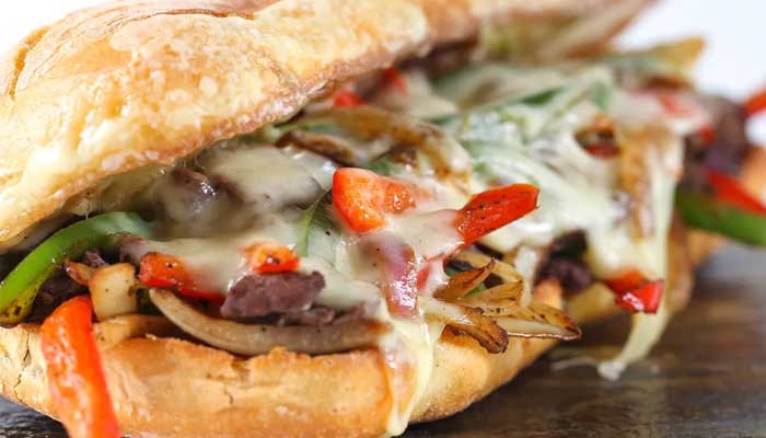 Philly Cheesesteak Toastie recipe