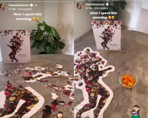 Kiara Advani shares glimpse of her creative morning