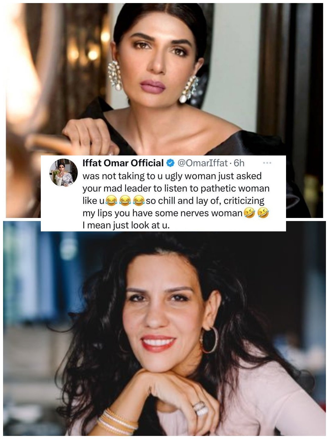 Iffat Omar, Sara Taseer throw petty insults at each other: See