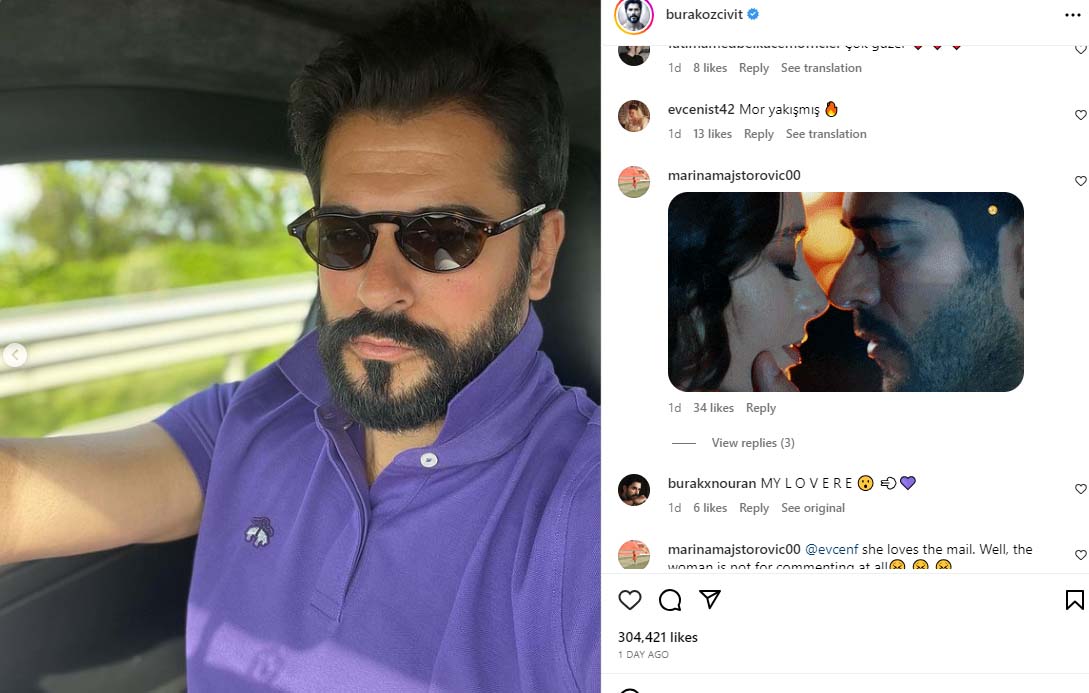 Burak Ozcivit shares new yet captivating IG update