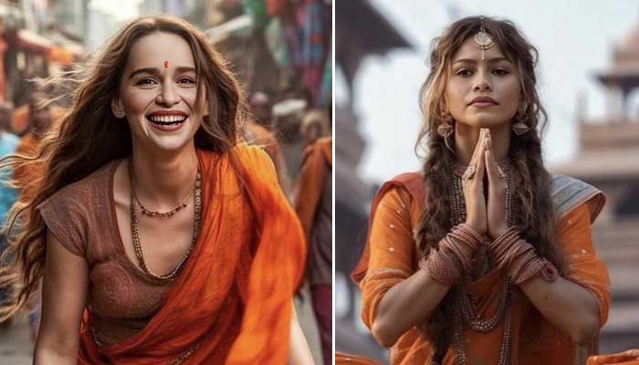 Zendaya, Angelina Jolie and more Hollywood divas stun in AI monks transformation