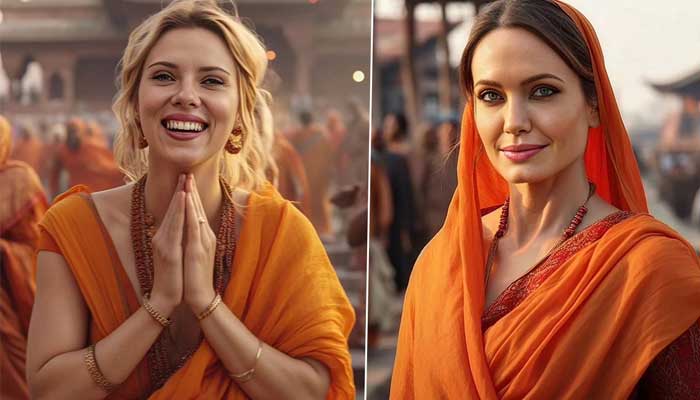 Zendaya, Angelina Jolie and more Hollywood divas stun in AI monks transformation