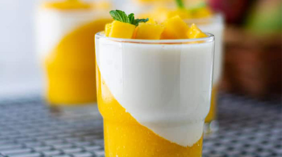 Mango Panna Cotta recipe