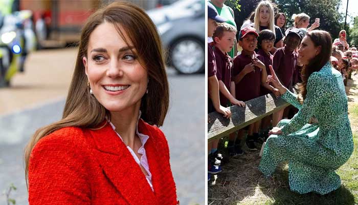 Kate Middleton meets adorable babies during her visit to Riversley Park Children’s Centre