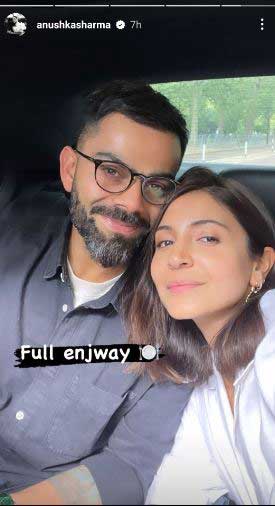 Anushka Sharma, Virat Kohli enjway their trip to London