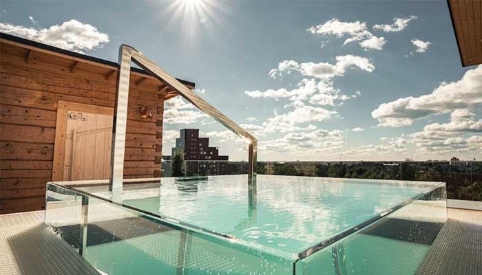 Inside the scenic and luxurious Valo hotel and spa