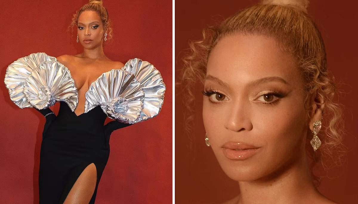 Beyoncé puts on ultra-glamorous look for a night out with Jay-Z and daughter