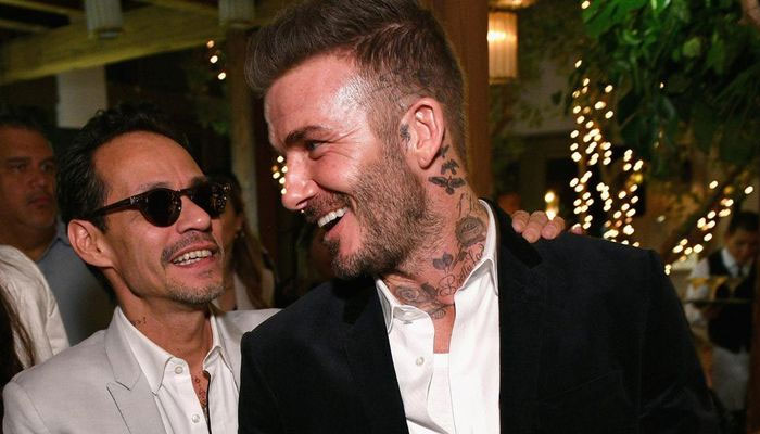 David Beckham pays visit to pal Marc Anthonys 4-week-old baby in hospital