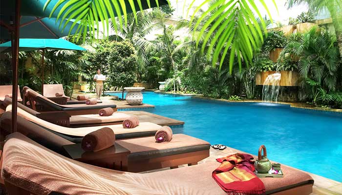 Inside the luxurious Spa Village at Ritz Carlton Kuala Lumpur