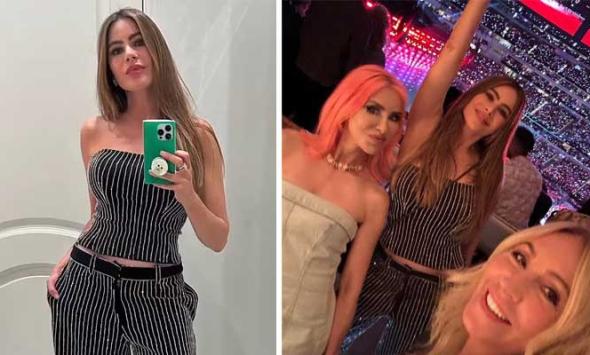 Sofia Vergara enjoys ‘newly-single’ status with pals at Taylor Swift