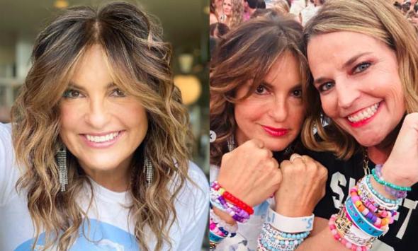 Mariska Hargitay and Savannah Guthrie attend Taylor Swift's Eras Tour