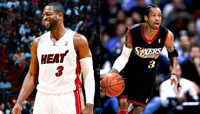 Dwyane Wade expresses gratitude as Allen Iverson presents him at Hall of Fame induction