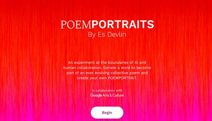 Google’s Arts & Culture app reshapes poetry with AI created poem postcards