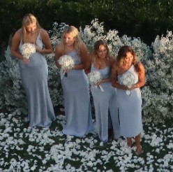 Miley Cyrus mother Tish Cyrus ties the knot with Dominic Purcell in picturesque ceremony