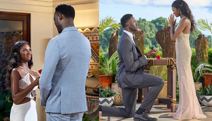 ‘The Bachelorette’ season finale: Charity Lawson’s engagement with Dotun Olubeko divides internet