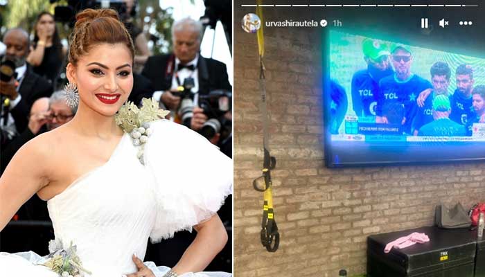 Ind v Pak Asia Cup match: Urvashia Rautela posts cryptic Insta Story for Naseem Shah as she hits gym
