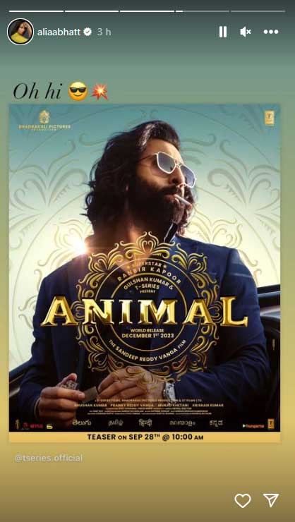 Ranbir Kapoor plans birthday surprise for fans with ‘Animal’ teaser release date
