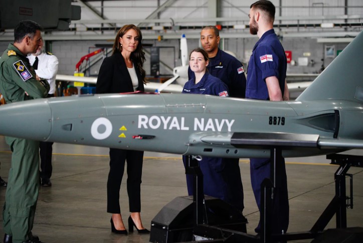 Kate Middleton debuts as Fleet Air Arm Commodore-in-Chief