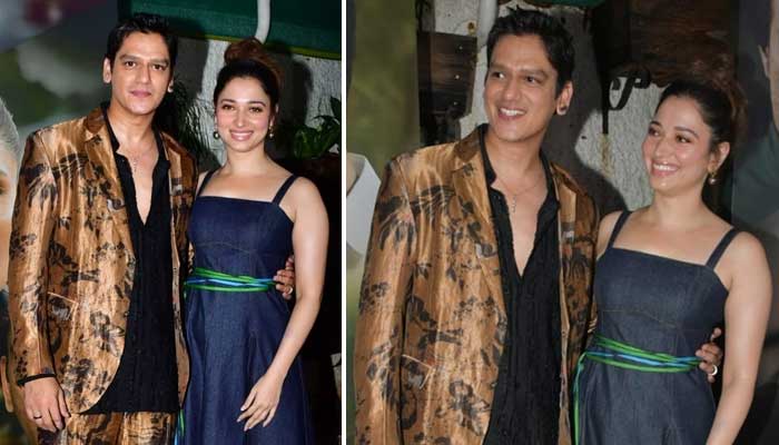 Tamannaah Bhatia and Vijay Varma turn heads at Netflix film Jaane Jaan special screening