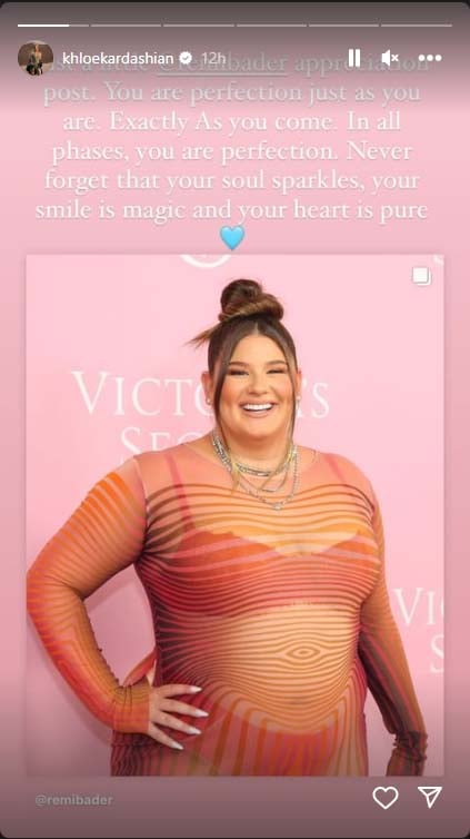 Khloé Kardashian encourages body positivity as she extends support to Remi Bader
