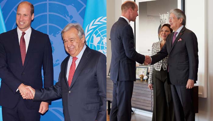Prince William addresses climate crisis in meeting with António Guterres, President of Ecuador