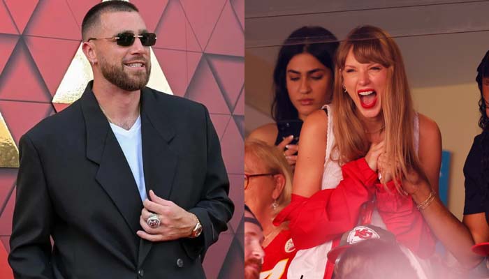 Travis Kelce wore a tribute to Taylor Swift's '1989' album