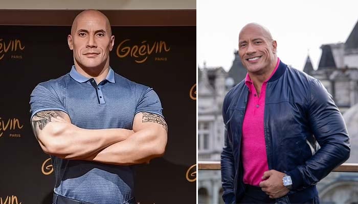 Dwayne The Rock Johnson gets new wax statue at Grevin Museum in France
