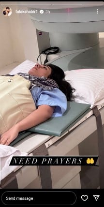 Falak Shabir sparks health concerns with Sarah Khans MRI photo