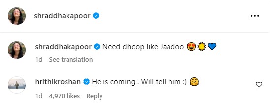Hrithik Roshan drops exciting hints for Krrish 4 featuring Shraddha Kapoor