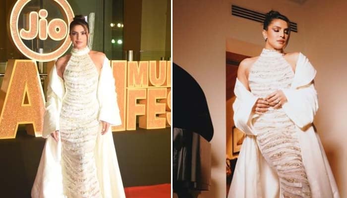 Priyanka Chopra is a vision in white at star-studded Jio MAMI Mumbai film festival