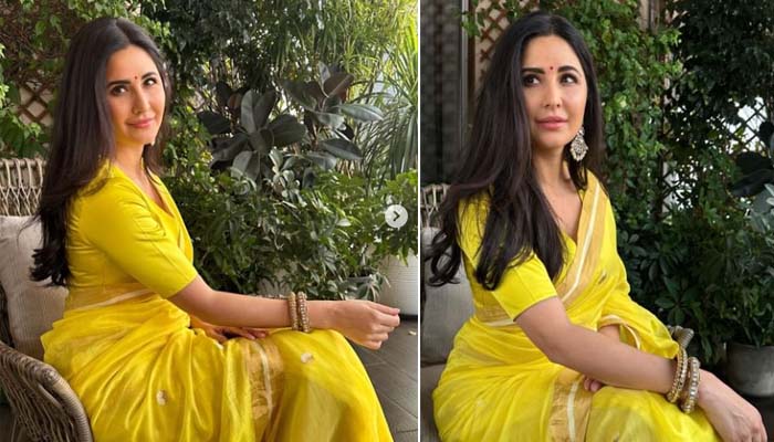 Katrina Kaif shines bright in stunning yellow saree, Alia Bhatt comments ‘beautiful’