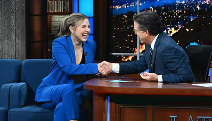 The Late Show host Stephen Colbert introduced Taylor Tomlinson as the new host of an upcoming late-night show