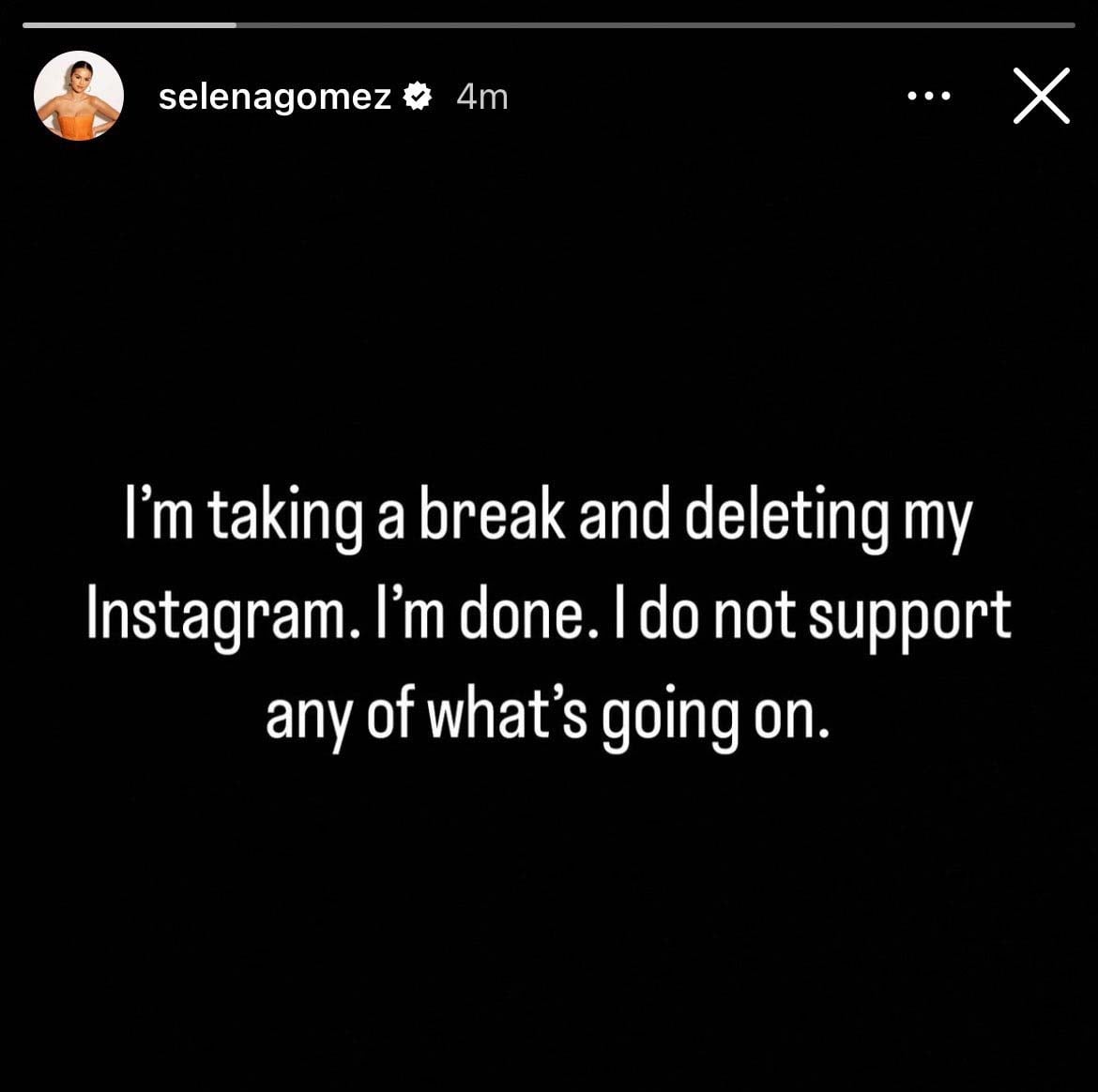 Selena Gomez ‘plays victim card in now-deleted post
