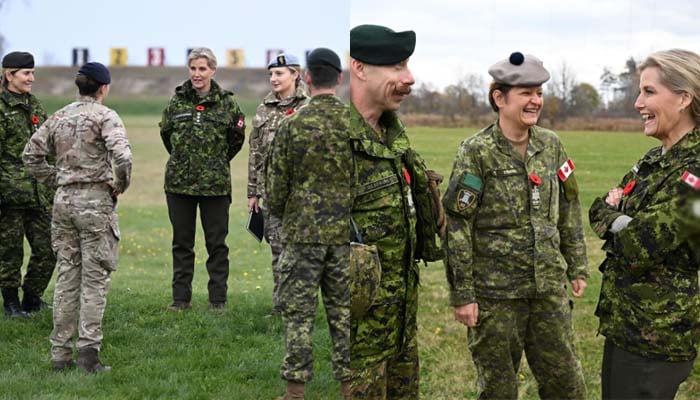 Duchess of Edinburgh witnesses military skills showdown in Canada