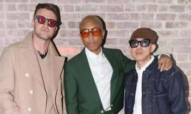 Justin Timberlake joins forces with Pharrell Williams and Nigo for fashion auction