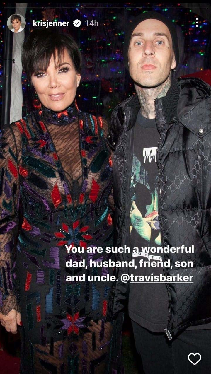 Kourtney Kardashian, Kris, Khloe celebrate Travis Barker’s 48th birthday