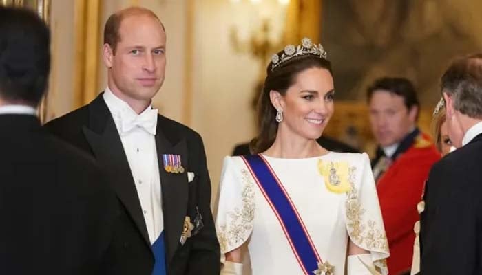 Kate Middleton turns heads with century-old tiara at state event