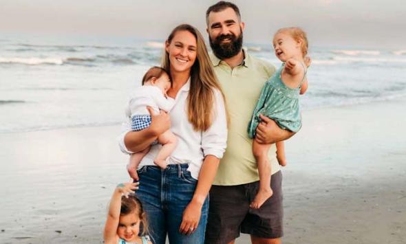 Jason Kelce's wife Kylie Kelce talks about the joy of family holidays
