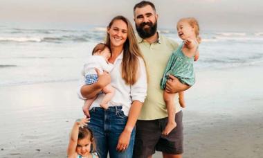 Jason Kelce's wife Kylie Kelce talks about the joy of family holidays