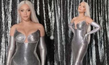 Beyoncé stuns in silver at 'Renaissance' film premiere: See photos