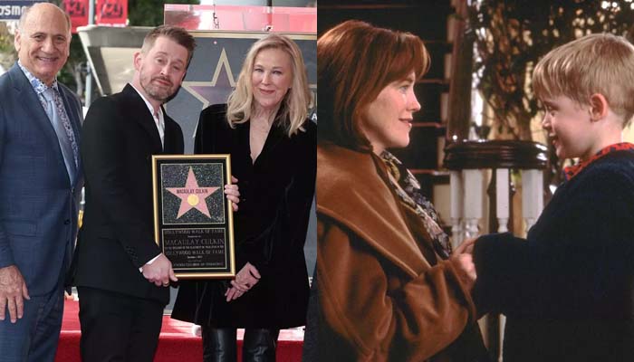 Macaulay Culkin receives emotional Walk of Fame star, joined by Home Alone mom